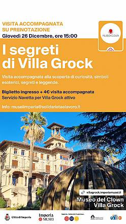 Visita accompagnata “i segreti di villa grock